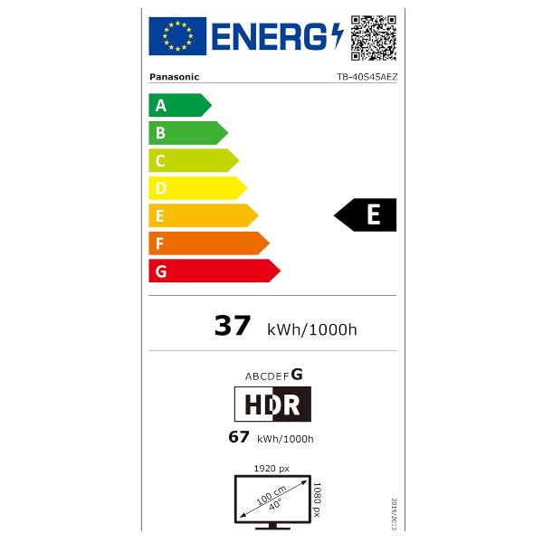 TV Panasonic TB-40S45AEZ Full HD 40" Smart TV