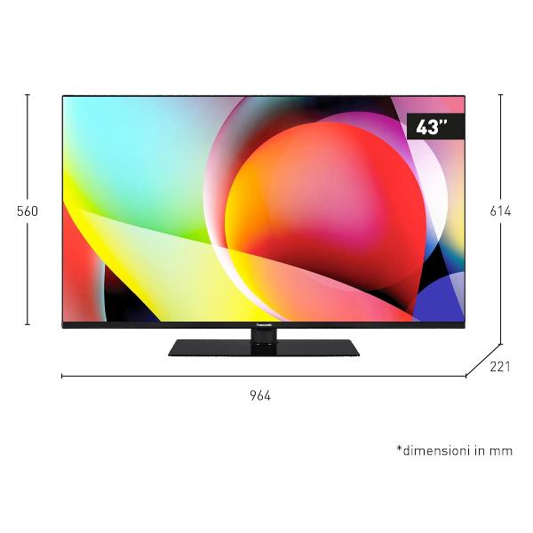 TV Panasonic TN-43W70AEZ Google TV 43" LED 4K Smart TV
