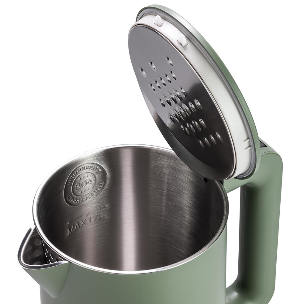 Bollitore Tognana D2DBE17IRVEA 1,7 lt 2200W Spegnimento Automatico Colore Verde