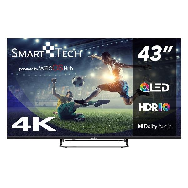 TV Smart Tech 43QW02V 4K UHD 43" QLED Web OS TV Smart TV
