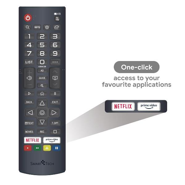 TV Smart Tech 43QW02V 4K UHD 43" QLED Web OS TV Smart TV