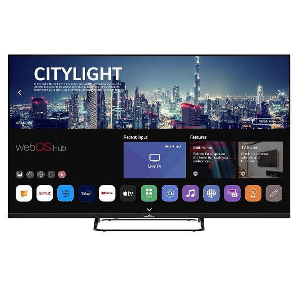 TV Smart Tech 43QW02V 4K UHD 43" QLED Web OS TV Smart TV