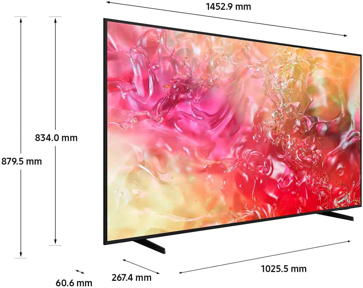 TV Samsung UE65DU7190UXZT Smart TV 65" Ultra HD Processore Crystal 4K