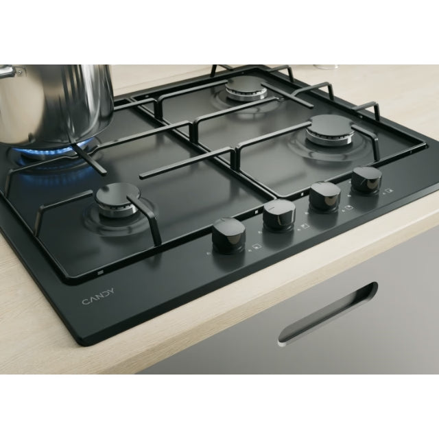 Piano Cottura A Gas Candy CHW6BRBB 4 Fuochi