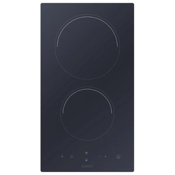 Piano cottura Candy CDH30 Vetroceramica 2 zone Nero L x P x A (mm): 288x520x55