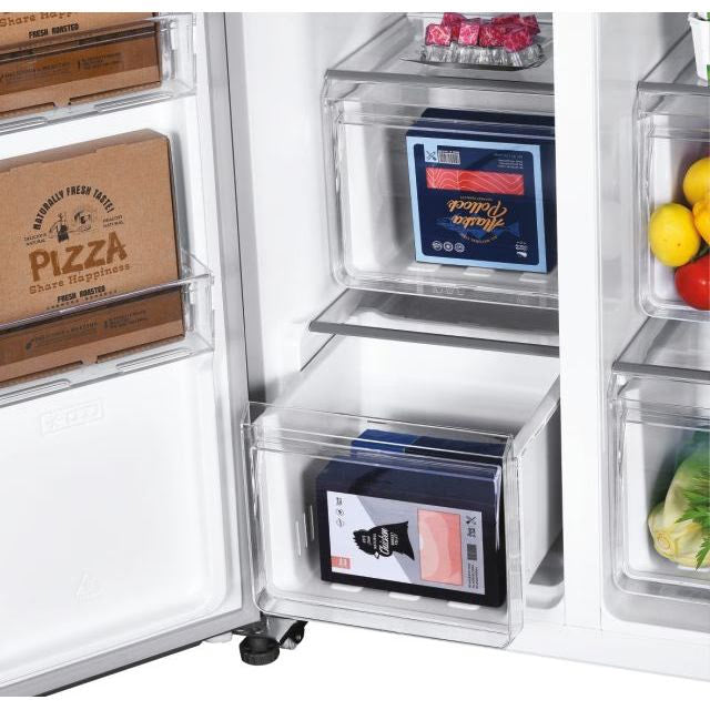 Frigorifero Side by Side Candy CHSBSO-6174XWD No Frost Classe E Inox 529 L