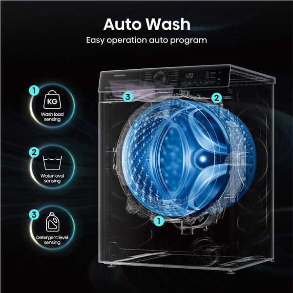 Lavatrice Hisense WF1Q8041BW Carica Frontale 8kg Classe A 1400Giri