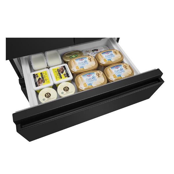 Frigorifero Hisense RF540N4SBF2 French Door Nero Classe E Total Nofrost