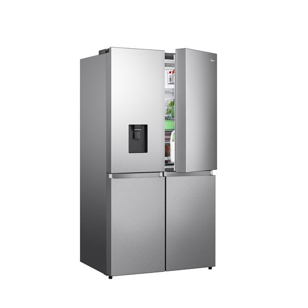Frigorifero Hisense RQ758N4SWSE Quattro Porte Classe E Inox Libera Installazione Total No Frost