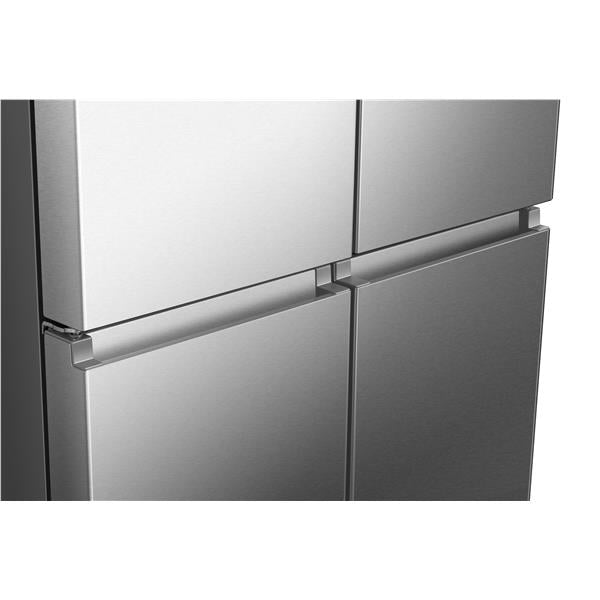 Frigorifero Hisense RQ5P470SMIE Libera Installazione Side by Side 4 Porte Slim Larghezza 80 cm Classe E Inox