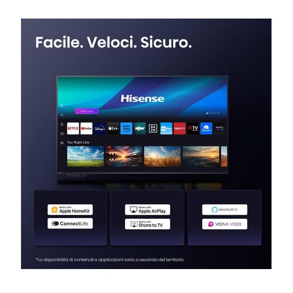 TV Hisense 65A69Q 65" 4K UHD SMART VIDAA