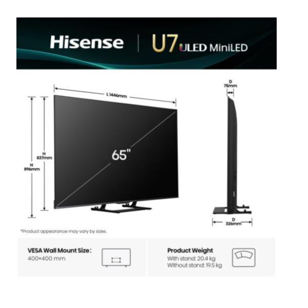 Smart TV Hisense 65U79Q65 U79Q MiniLED 4K 144hz