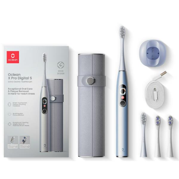 Spazzolino Elettrico Oclean X PRO DIGITAL SET Argento