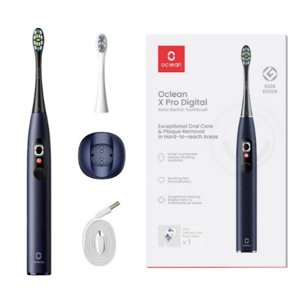Spazzolino Elettrico Oclean X PRO DIGITAL DARK BLUE Blu Navy