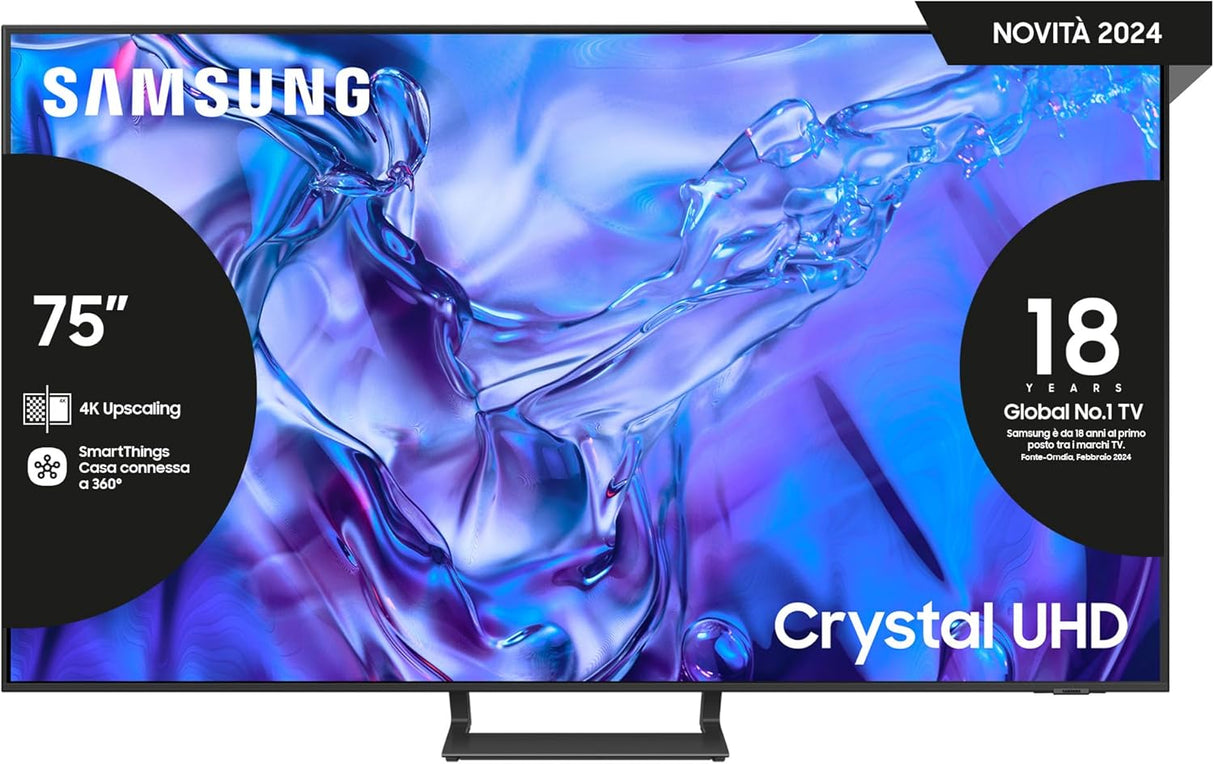 TV Samsung UE75DU8570UXZT Crystal UHD 4K 75” Smart TV Wi-Fi OTS Lite