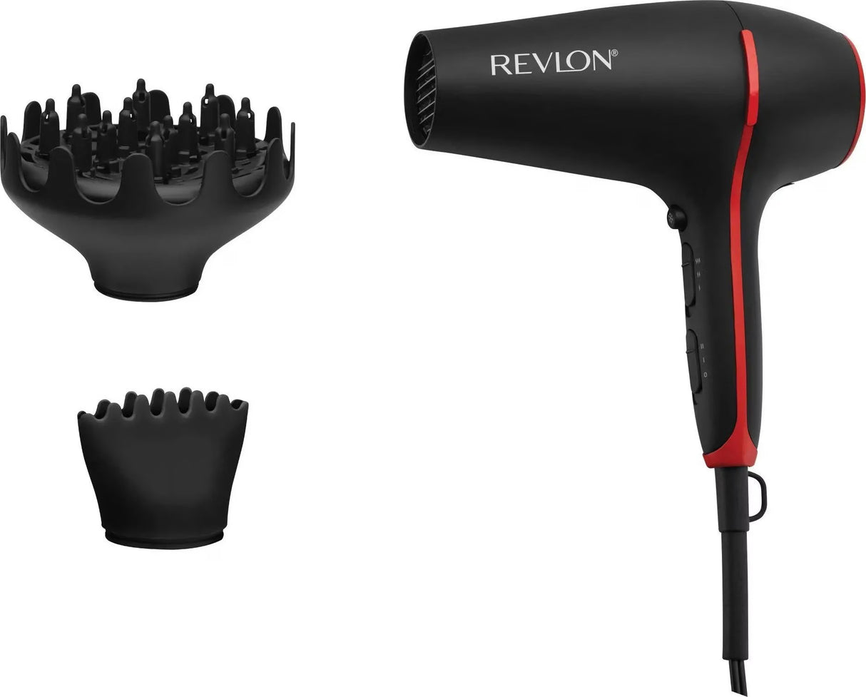 Asciugacapelli Revlon RVDR5317E 2000W con diffusore SmoothStay con infusione di olio di cocco