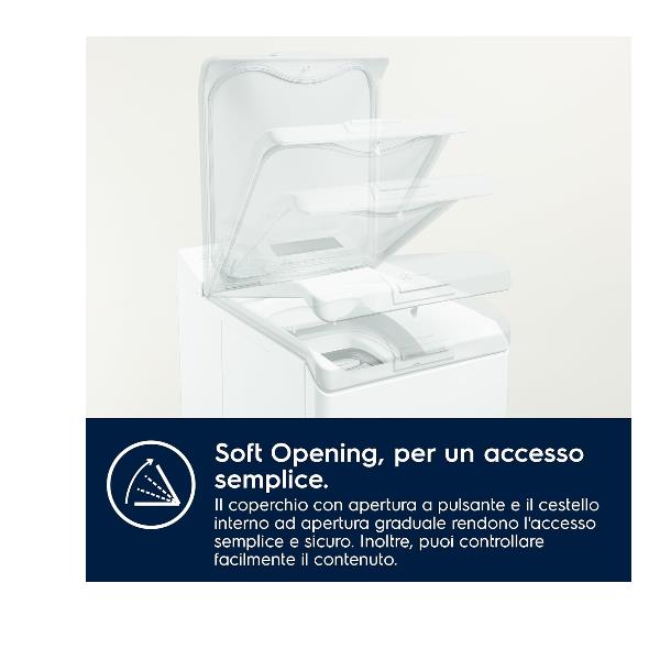 Lavatrice Electrolux EW7T363S Carica Dall'alto 6 Kg Classe B 1300 Vapore