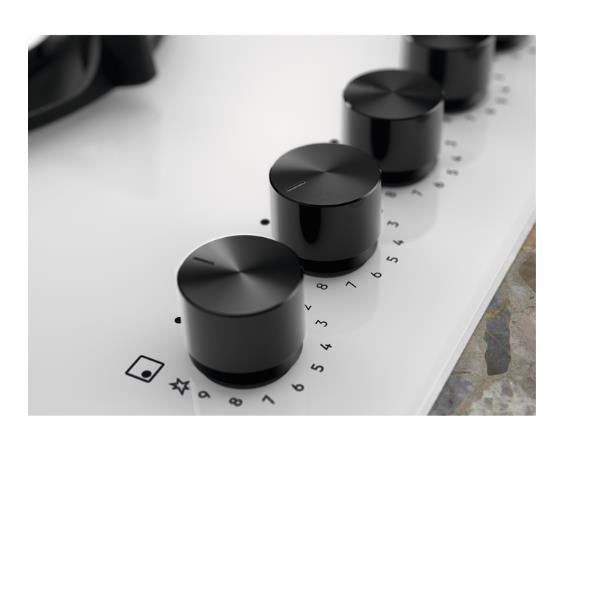 Piano Cottura A gas Electrolux EGG75372W 75Cm 5 Fuochi Bianco