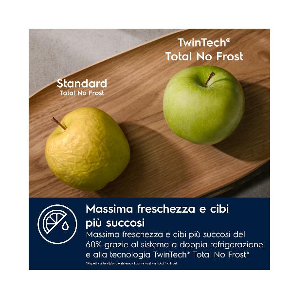 Frigorifero Electrolux ENG7TE18S Combinato Incasso Classe E 177CM Nofrost