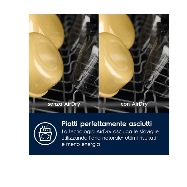 Lavastoviglie Electrolux EES68510L Da incasso Classe B 14 Coperti 60Cm Serie 600 SatelliteClean