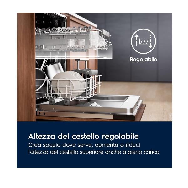 Lavastoviglie Electrolux EES68510L Da incasso Classe B 14 Coperti 60Cm Serie 600 SatelliteClean