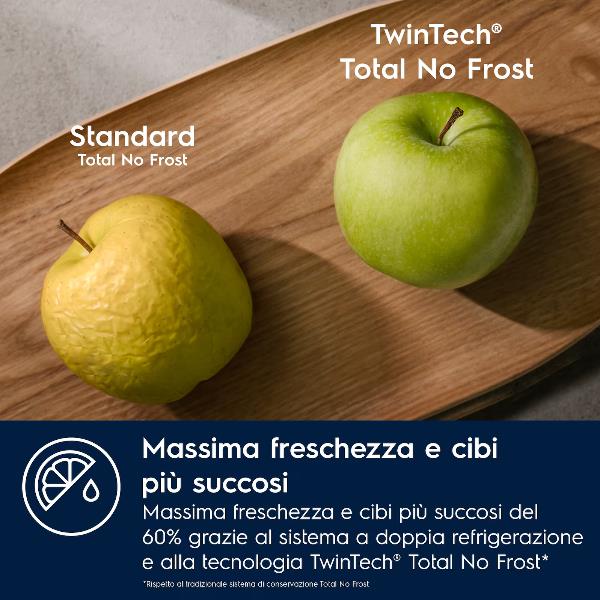 Frigorifero Electrolux ENT6ME19S Combinato Incasso Classe E 188CM