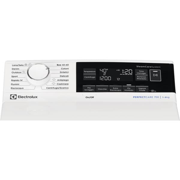 Lavatrice Electrolux EW7T336A Carica dall'alto Classe A 6Kg 1300 giri Steamcare