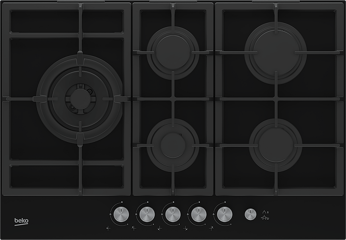 Piano Cottura A Gas Beko HILL75235S 75Cm 4+1 Wok