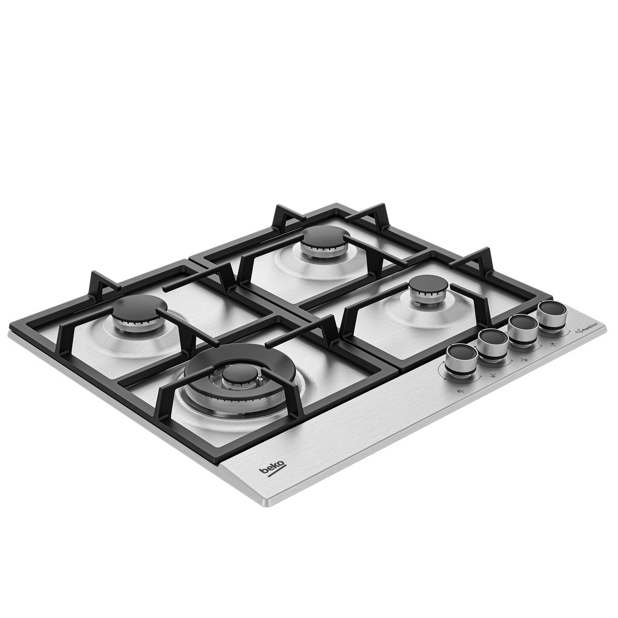 Piano Cottura A Gas Beko HIAW64225SXE 60CM 3+1 Work Acciaio Inox