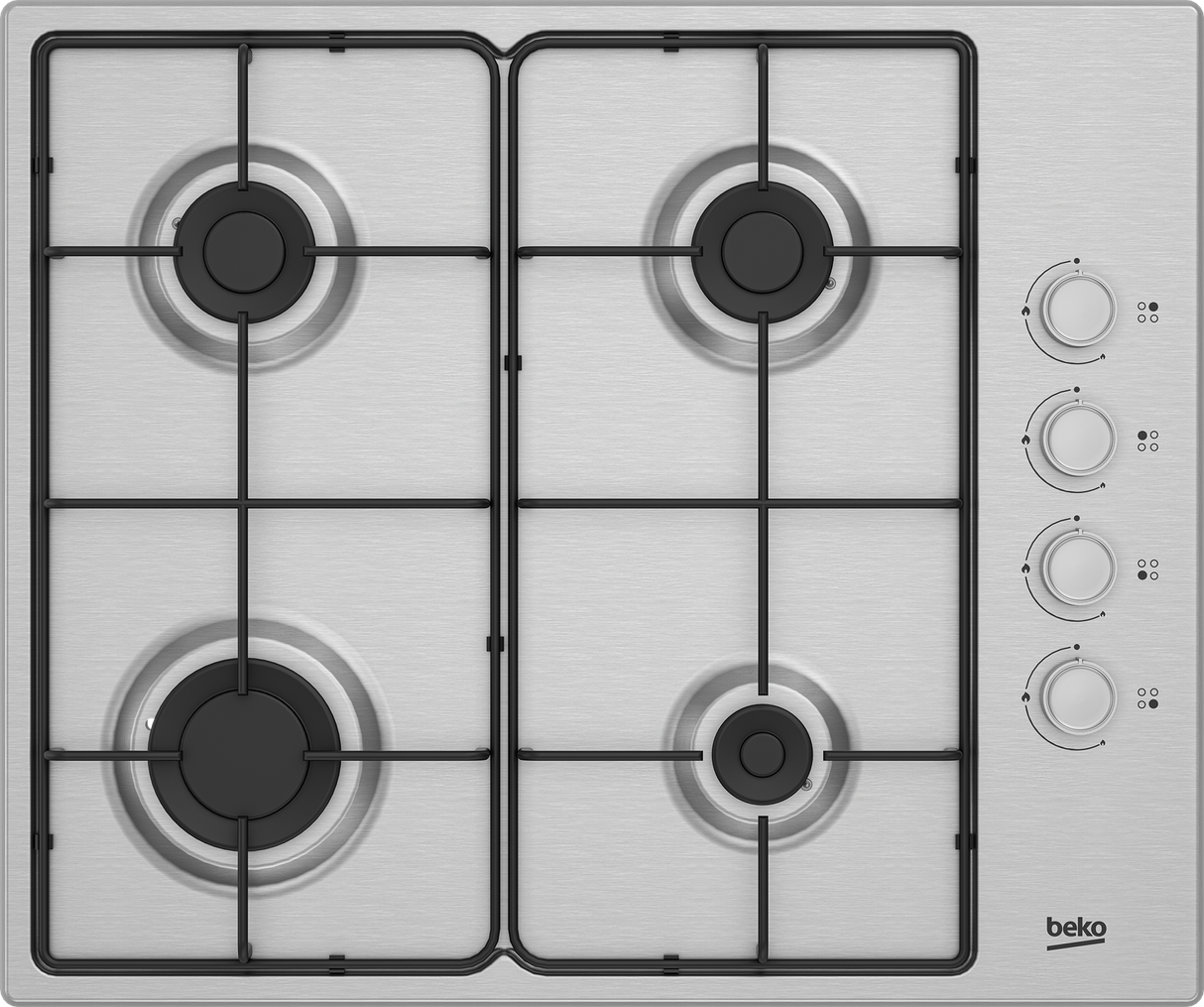Piano Cottura A Gas Beko HIGG641C3SX 60Cm 4 Fuochi