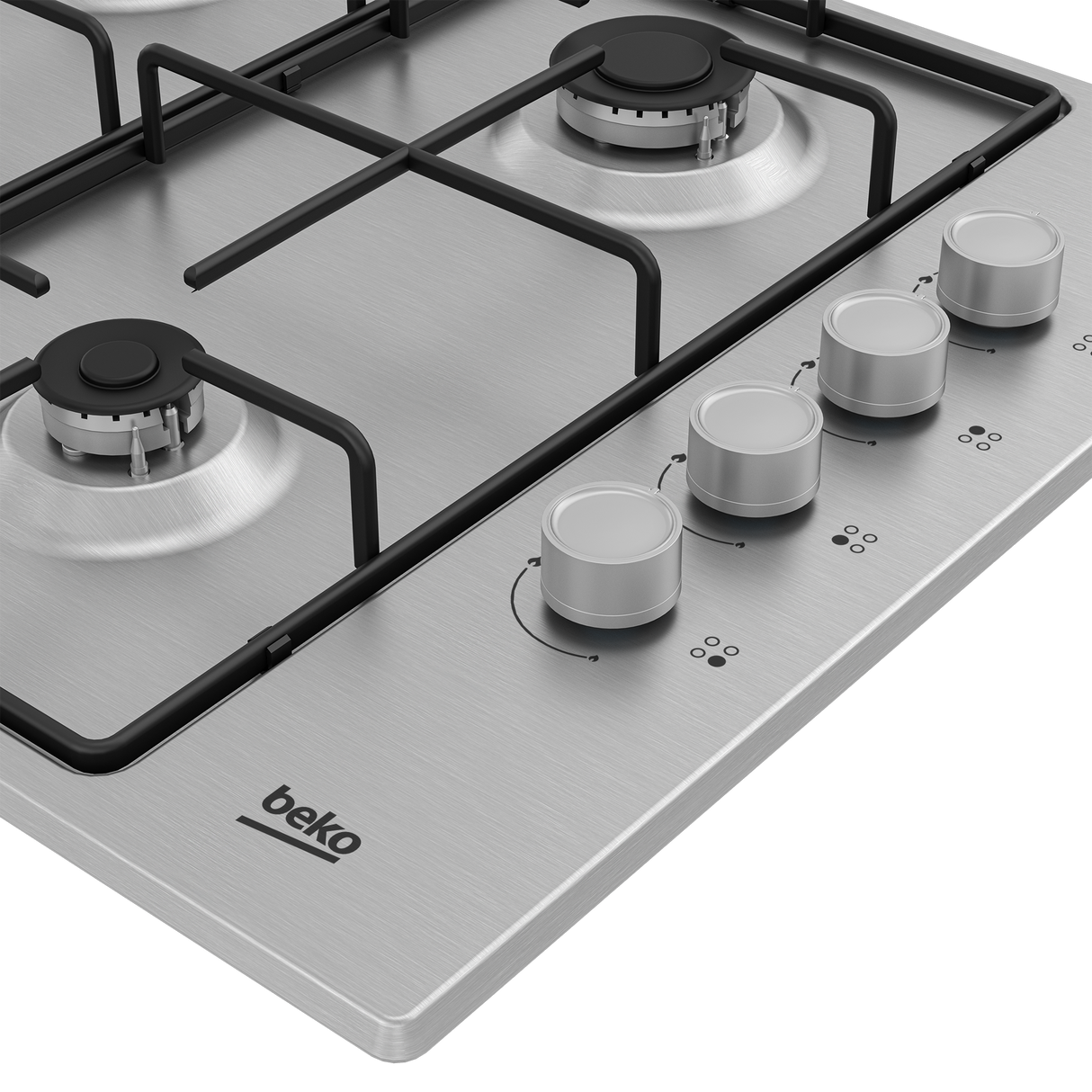 Piano Cottura A Gas Beko HIGG641C3SX 60Cm 4 Fuochi