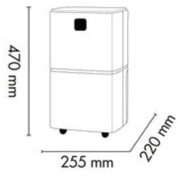 Deumidificatore Argo DEU DRY PURY EVO 11 Copertura fino 15MQ
