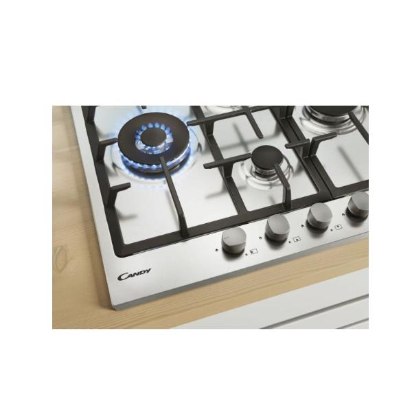 Piano Cottura A Gas Candy CHG6D4WX 60 cm  4Fuochi A Rombo