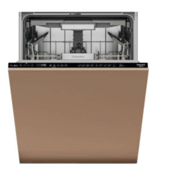 Lavastoviglie Hotpoint Ariston H7IHP42LO da incasso, colore nero, 60cm 15 Coperti MAXI SPACE