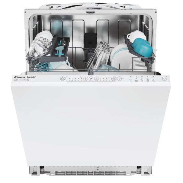 Lavastoviglie Candy CI 3E53L0W Rapido' Incasso, 13 coperti, Classe E, Connettività Controllo remoto avanzato e contenuti extra in App (Wi-Fi + BLE), 5 programmi
