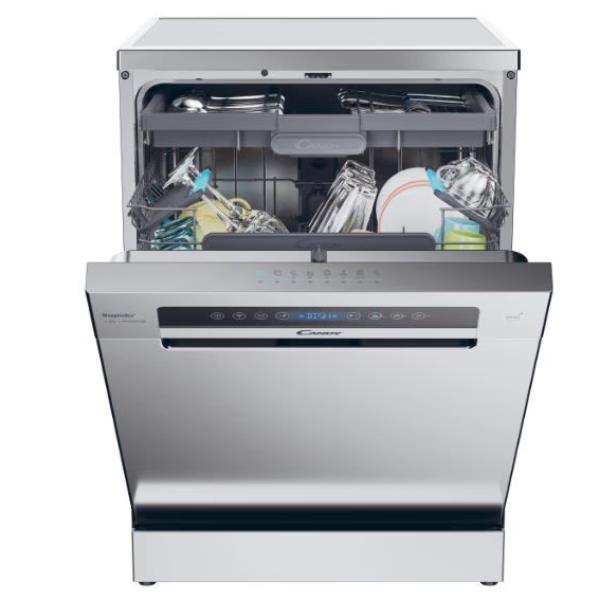 Lavastoviglie Candy CF 6C4F1X Libera installazione Classe C 16 Coperti Inox