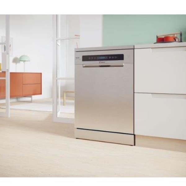 Lavastoviglie Candy CF 6C4F1X Libera installazione Classe C 16 Coperti Inox