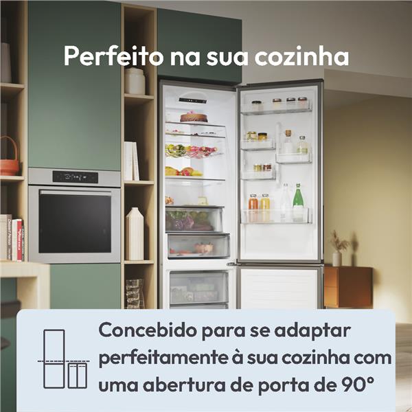 Frigorifero Candy CNCQ2T618EW Combinato Classe E Bianco 185cm Nofrost