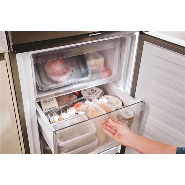 Frigorifero Candy CNCQ2T618EX Combinato Classe E Nofrost 185cm