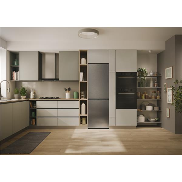 Frigorifero Candy CNCQ2T618EX Combinato Classe E Nofrost 185cm