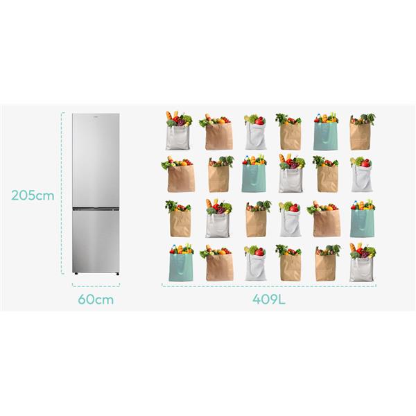 Frigorifero Candy CNCQ2T620EW Combinato 2Metri Classe E No Frost Bianco