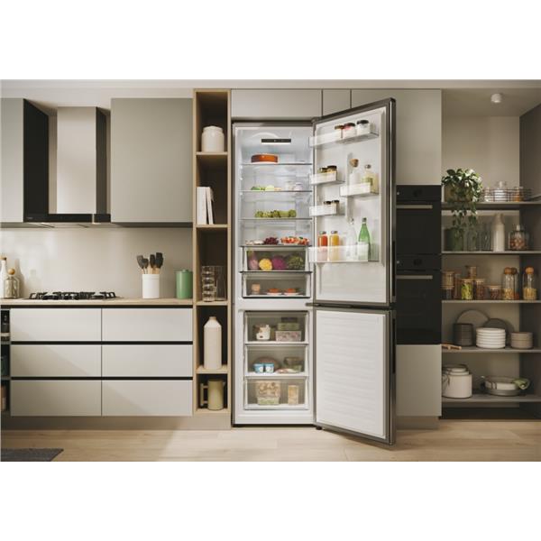 Frigorifero Candy CNCQ2T620EX Combinato Classe E Inox 2Metri