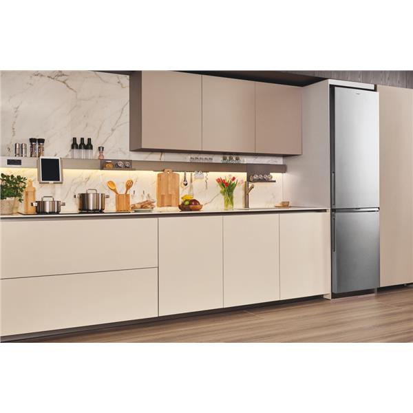 Frigorifero Candy CNCQ2T620EX Combinato Classe E Inox 2Metri