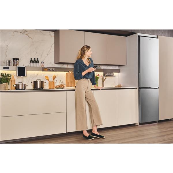 Frigorifero Candy CNCQ2T620EX Combinato Classe E Inox 2Metri