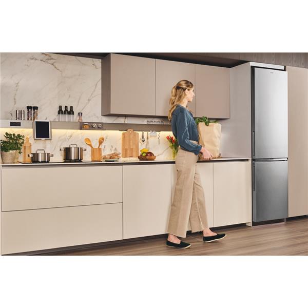 Frigorifero Candy CNCQ2T620EX Combinato Classe E Inox 2Metri