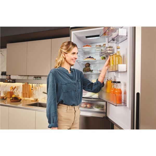 Frigorifero Candy CNCQ2T620EX Combinato Classe E Inox 2Metri