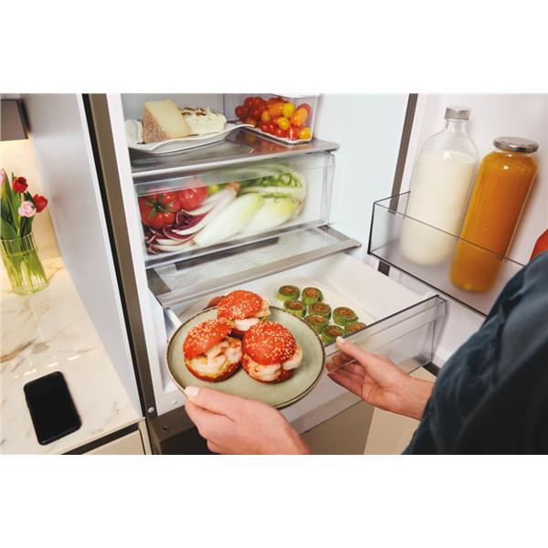 Frigorifero Candy CNCQ2T620EX Combinato Classe E Inox 2Metri