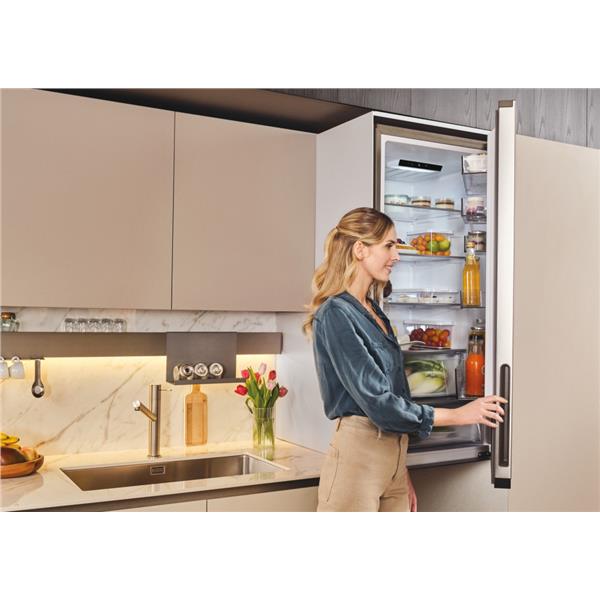 Frigorifero Candy CNCQ2T620EX Combinato Classe E Inox 2Metri