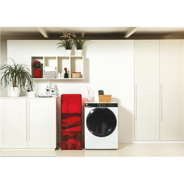 Lavasciuga Hoover H7D 6106MBC8-S Libera installazione 10 / 6 Kg 1600 RPM Classe D Controllo remoto avanzato e contenuti extra in App (Wi-Fi + BLE) Bianco