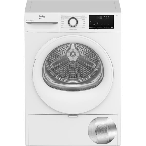 Asciugatrice Beko BMT491WI Pompa di Calore 9KG Classe C Inverter Bianca